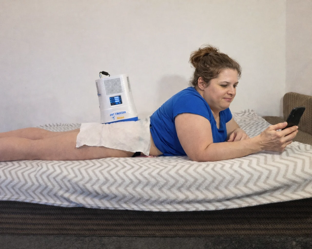 Fanék kezelés hason fekve 54